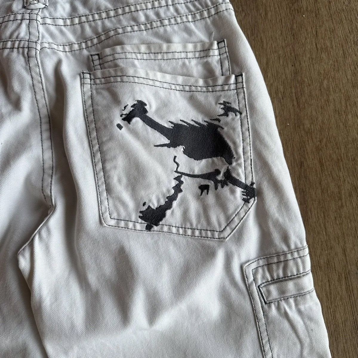 Oakley ARCHIVE🔥OAKLEY EMBROIDERY LOGO DOUBLE POCKET VERY RARE PANT Size US 29 - 15 Thumbnail