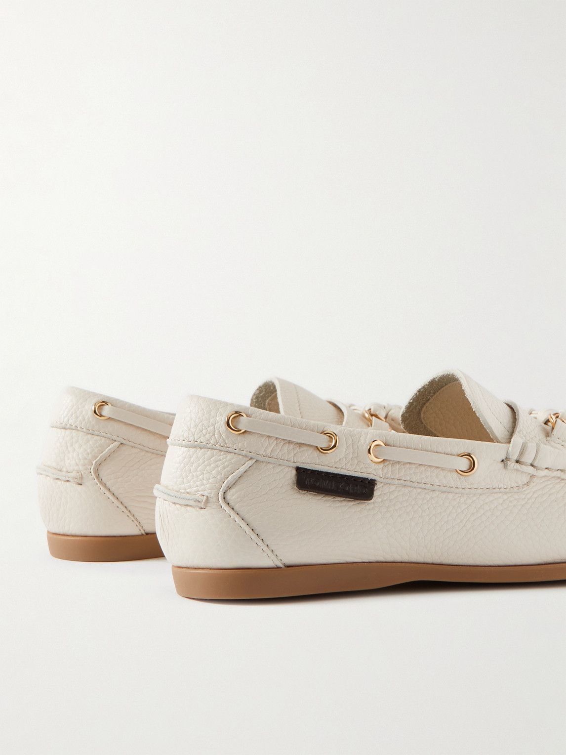 Tom Ford o1y0425 Logo Loafers in Ivory Size US 9 / EU 42 - 3 Thumbnail
