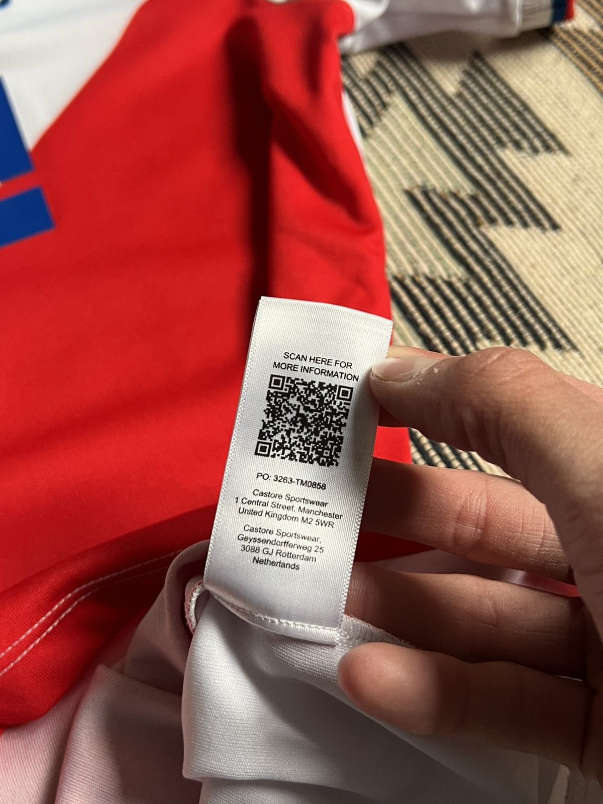 Castore Raingers Castore 2021/22 Blokecore Soccer Away Jersey Size US L / EU 52-54 / 3 - 12 Thumbnail