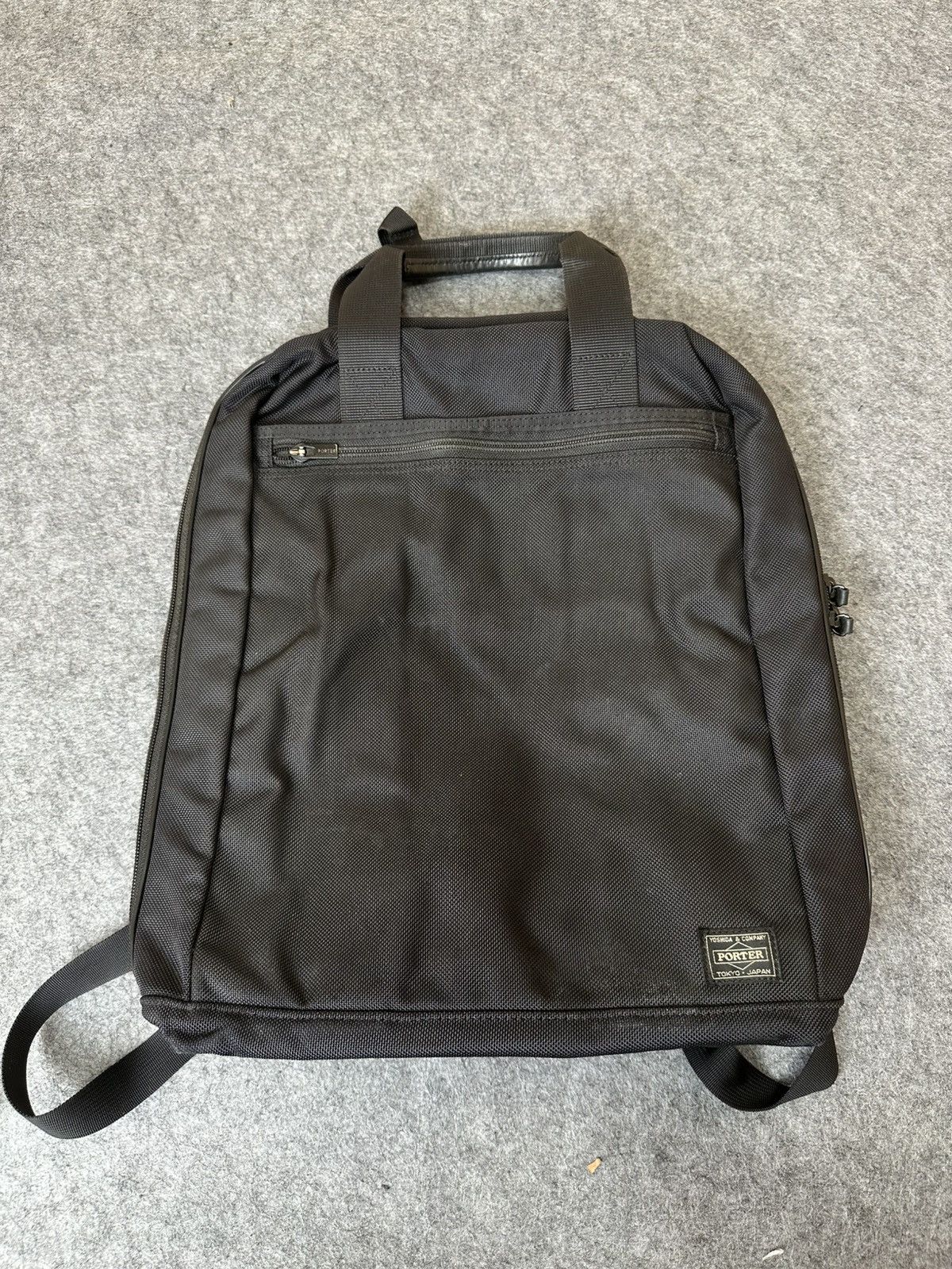 Porter Porter Yoshida Stage 2Way Rucksack in black. Size ONE SIZE - 2 Thumbnail