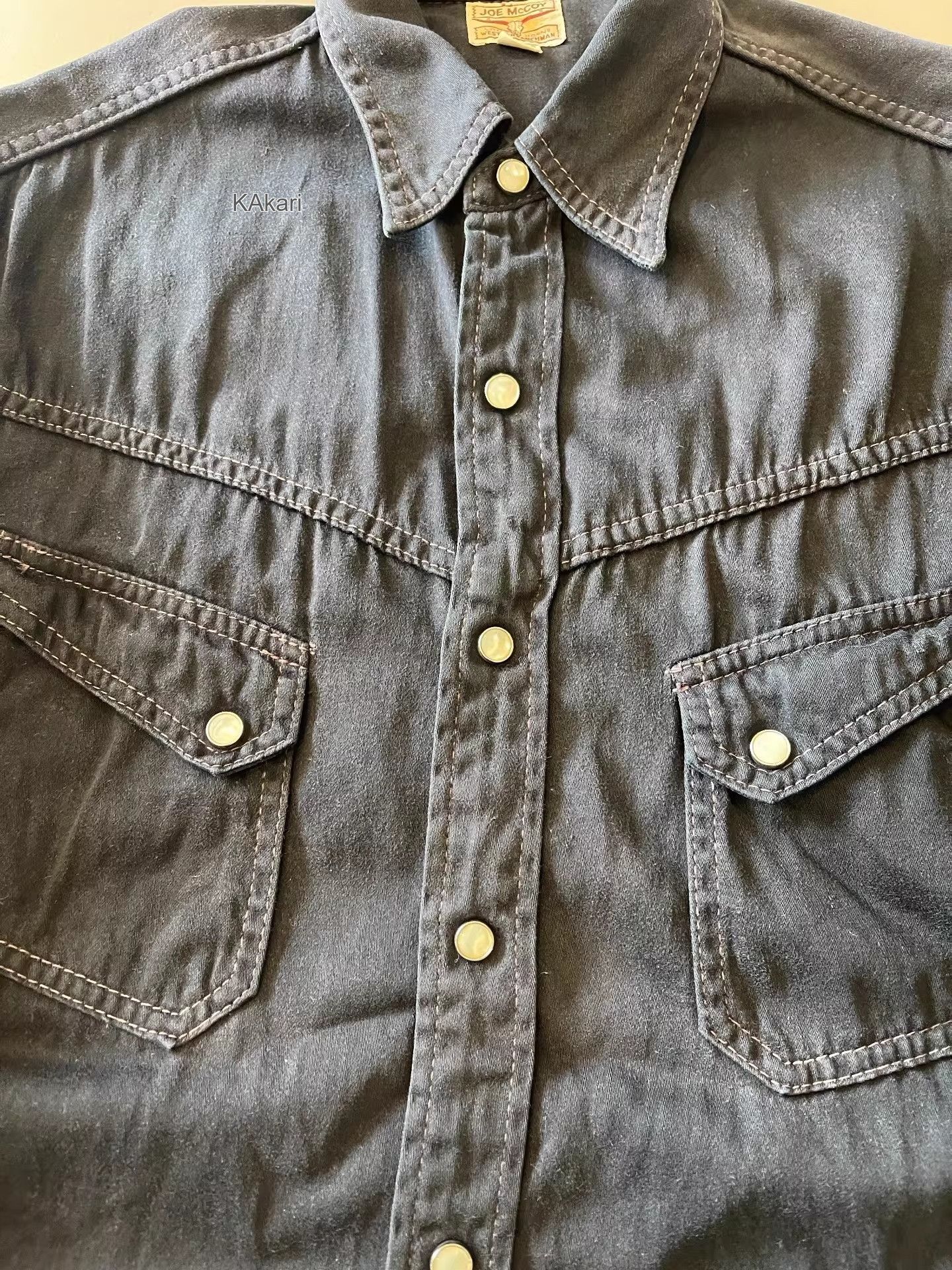The Real McCoy's JOE MCCOY Western Shirt Size US S / EU 44-46 / 1 - 2 Thumbnail