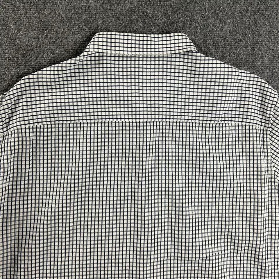 Robert Barakett Robert Barakett Shirt Mens XXL White Check 2XL Cotton Size US XXL / EU 58 / 5 - 7 Thumbnail