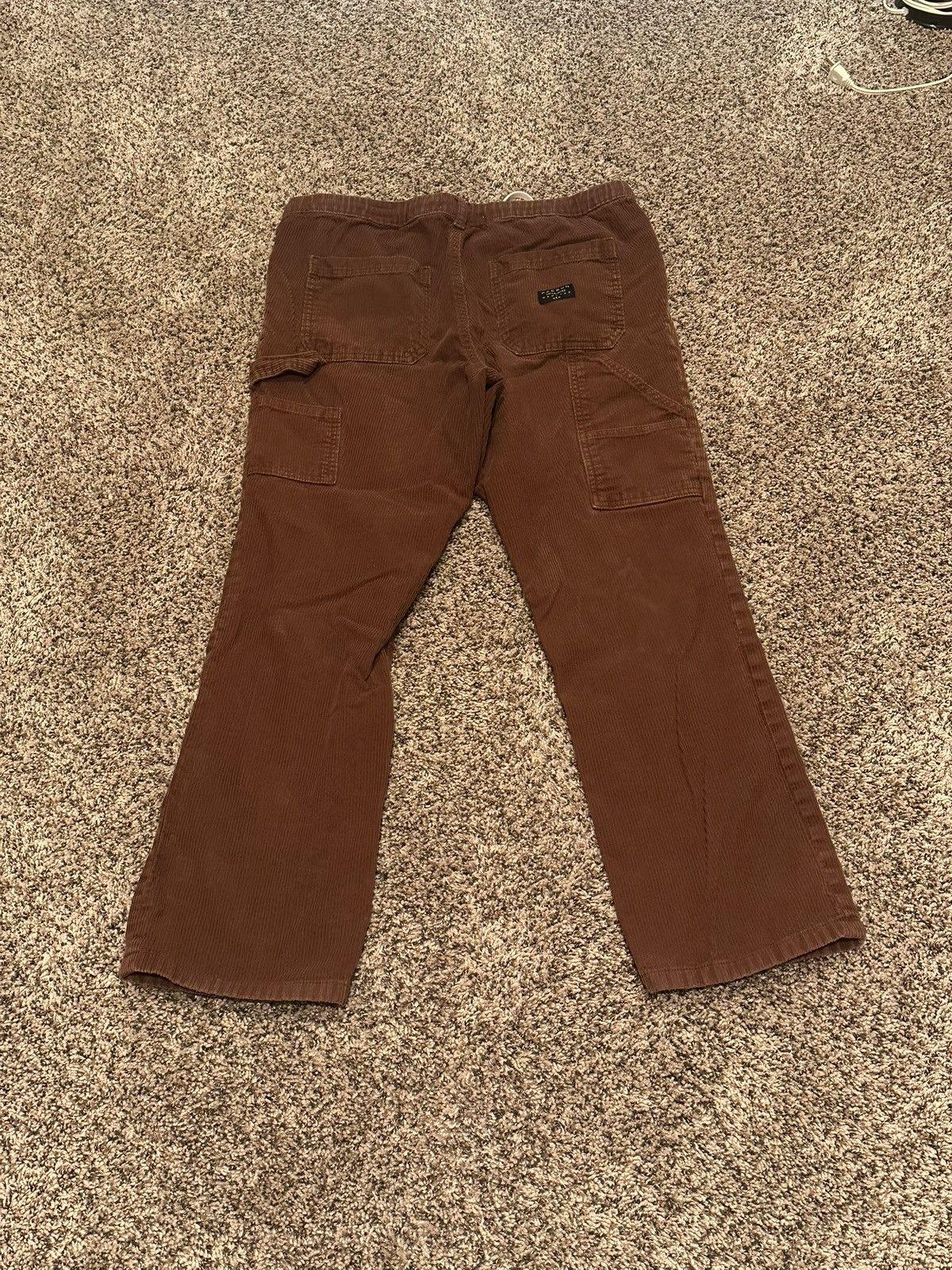 Pacsun PacSun Corduroy Pants Mens Medium Loose Drawstring Carpenter Size US 32 / EU 48 - 2 Thumbnail