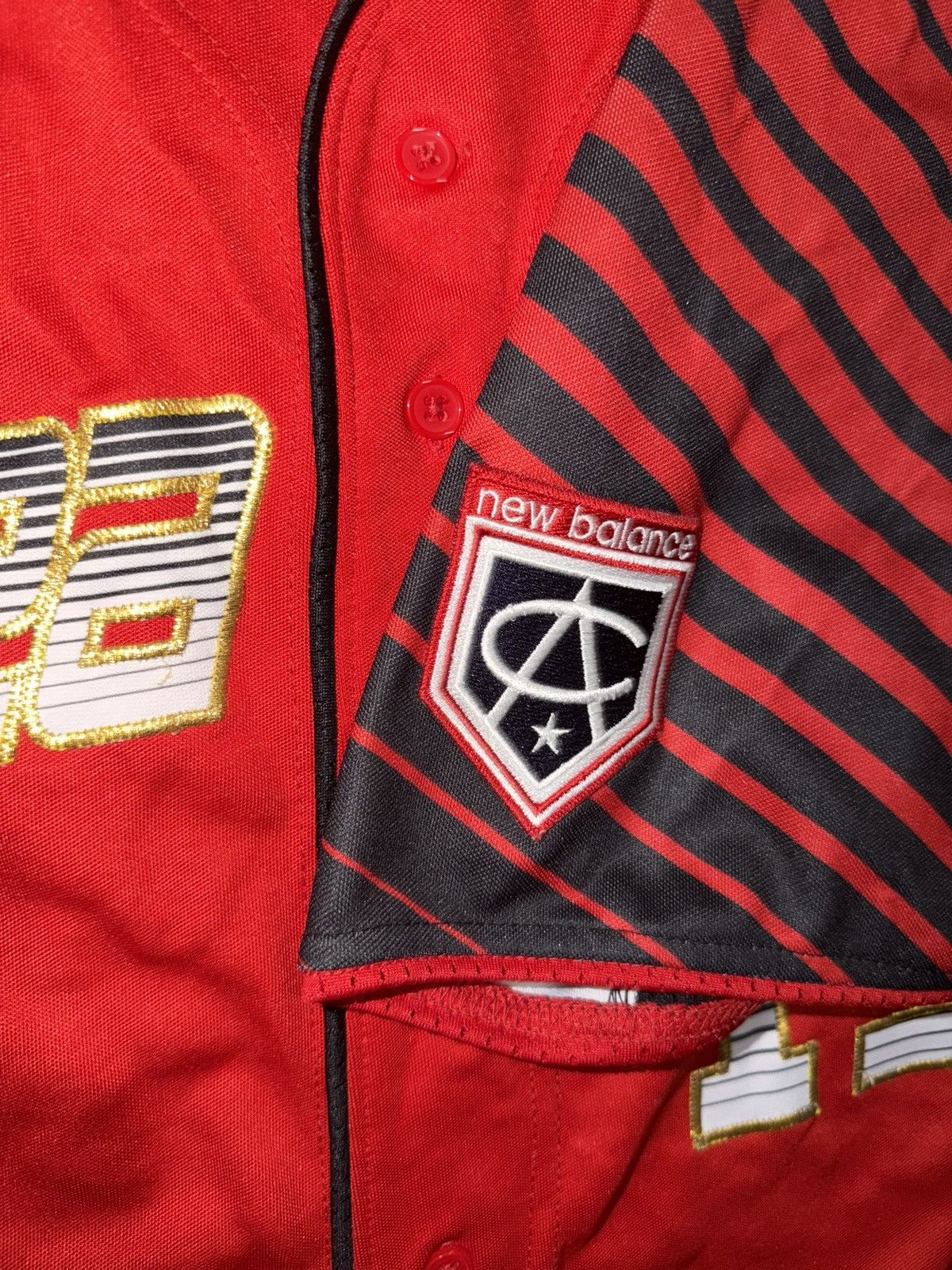 New Balance New Balance Area Code baseball jersey red men’s large Size US L / EU 52-54 / 3 - 6 Thumbnail