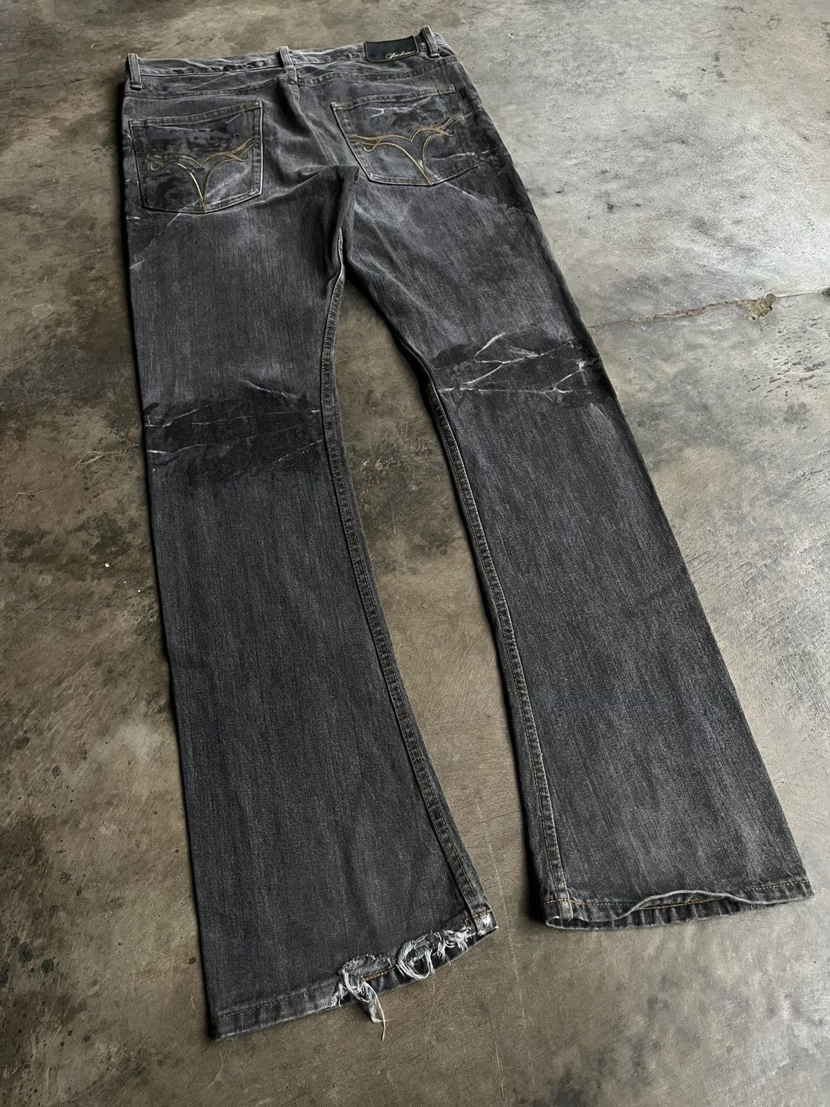 14th Addiction JAPANESE JACKROSE FLARE BOOT CUT VKEI SEDITIONARIES PANTS Size US 33 - 12 Thumbnail