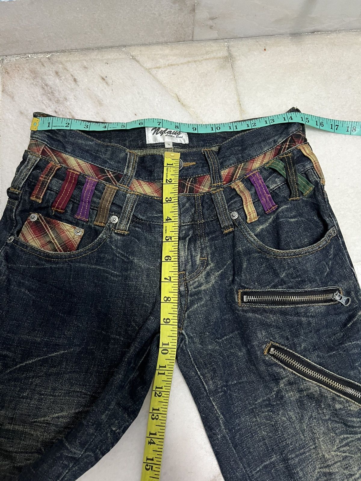 Other 💥DOUBLE WAIST💥NYLAUS DOUBLE WAIST JEANS Size US 29 - 13 Thumbnail