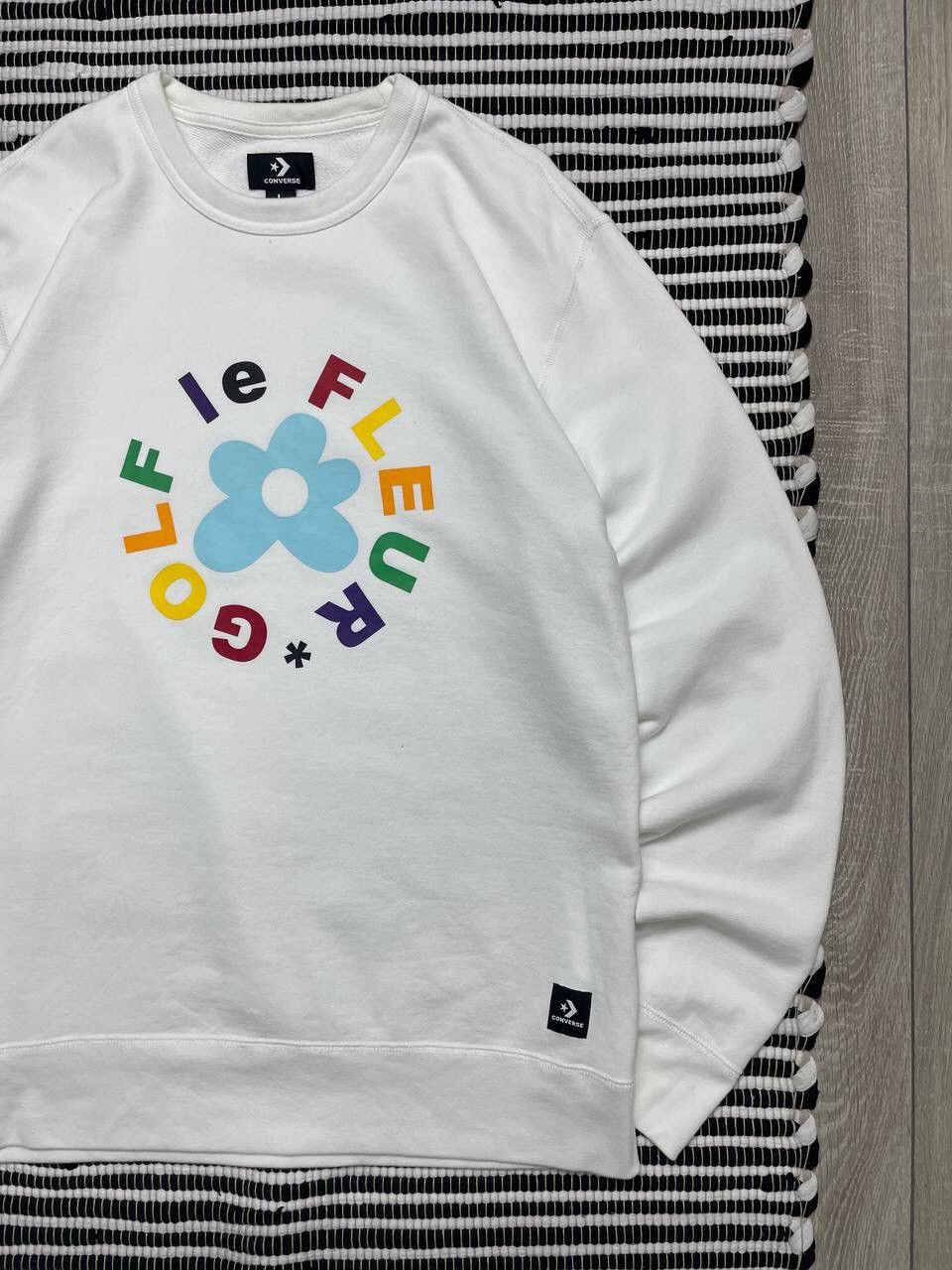 Converse × Golf Wang × Japanese Brand Converse Golf Wang Le Fleur Logo Sweatshirt Y2K Size US L / EU 52-54 / 3 - 3 Thumbnail