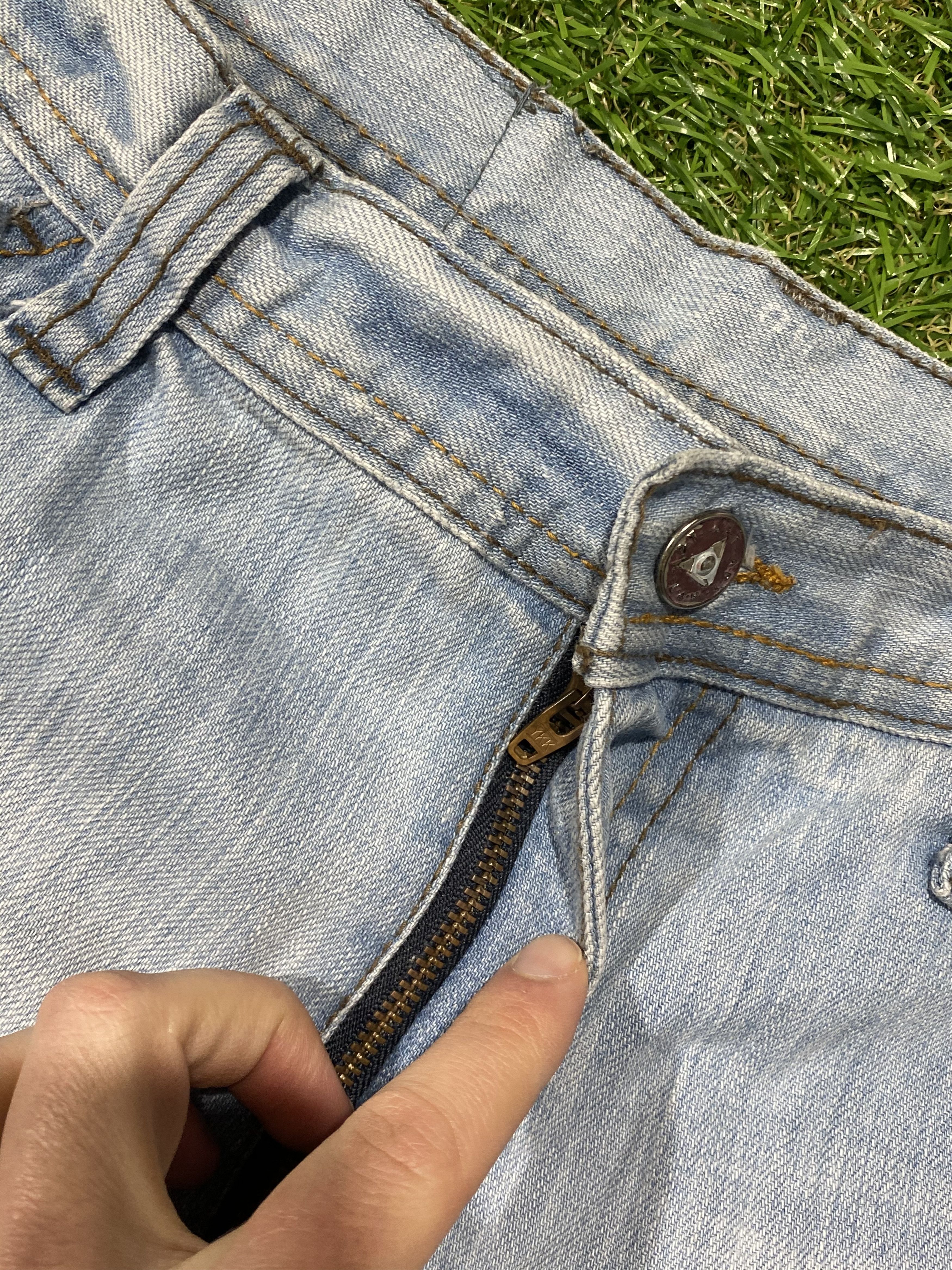 Vintage Vintage Y2K Baggy Jeans Distressed Denim Size US 32 / EU 48 - 6 Thumbnail