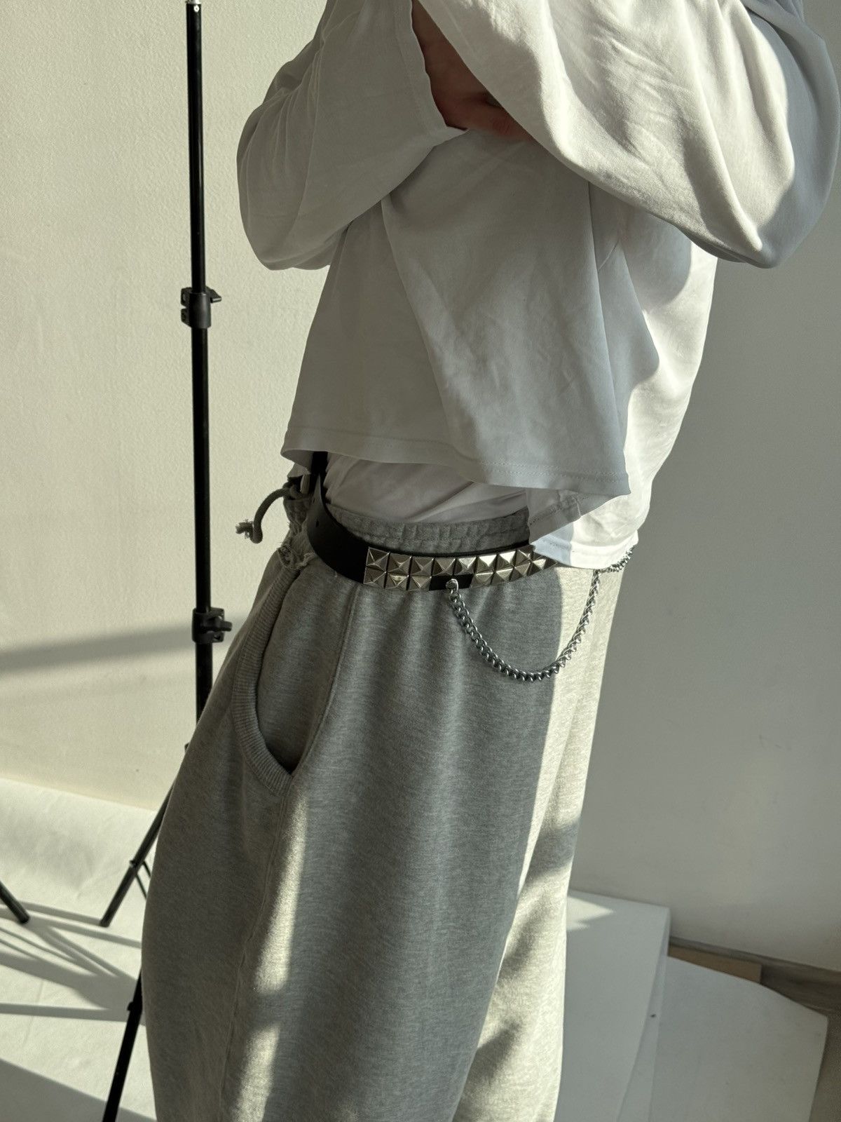Hysteric Glamour × Japanese Brand Vintage Belts Y2K Rhinestones Punk leather belt Japanese Size ONE SIZE - 2 Thumbnail