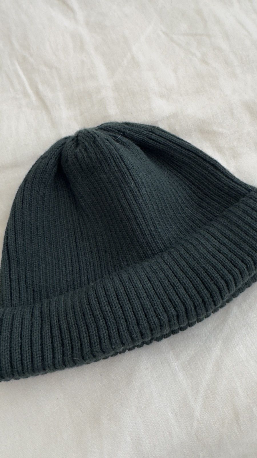ROTOTO Cotton Roll-Up Beanie - Forest Green Size ONE SIZE - 1 Thumbnail