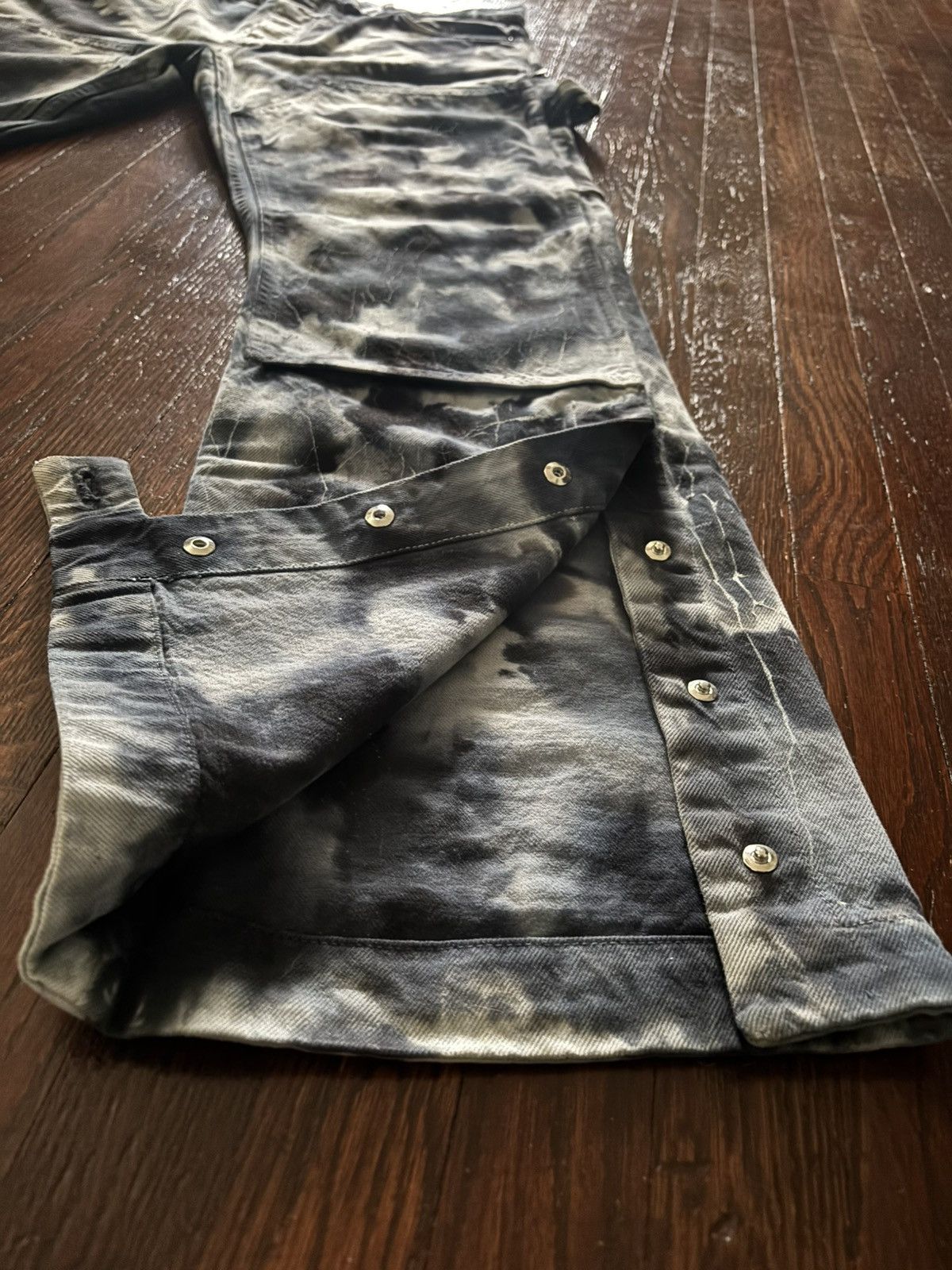 Amiri Amiri Cracked Tie Dye Carpenter Jeans Size US 34 / EU 50 - 6 Thumbnail