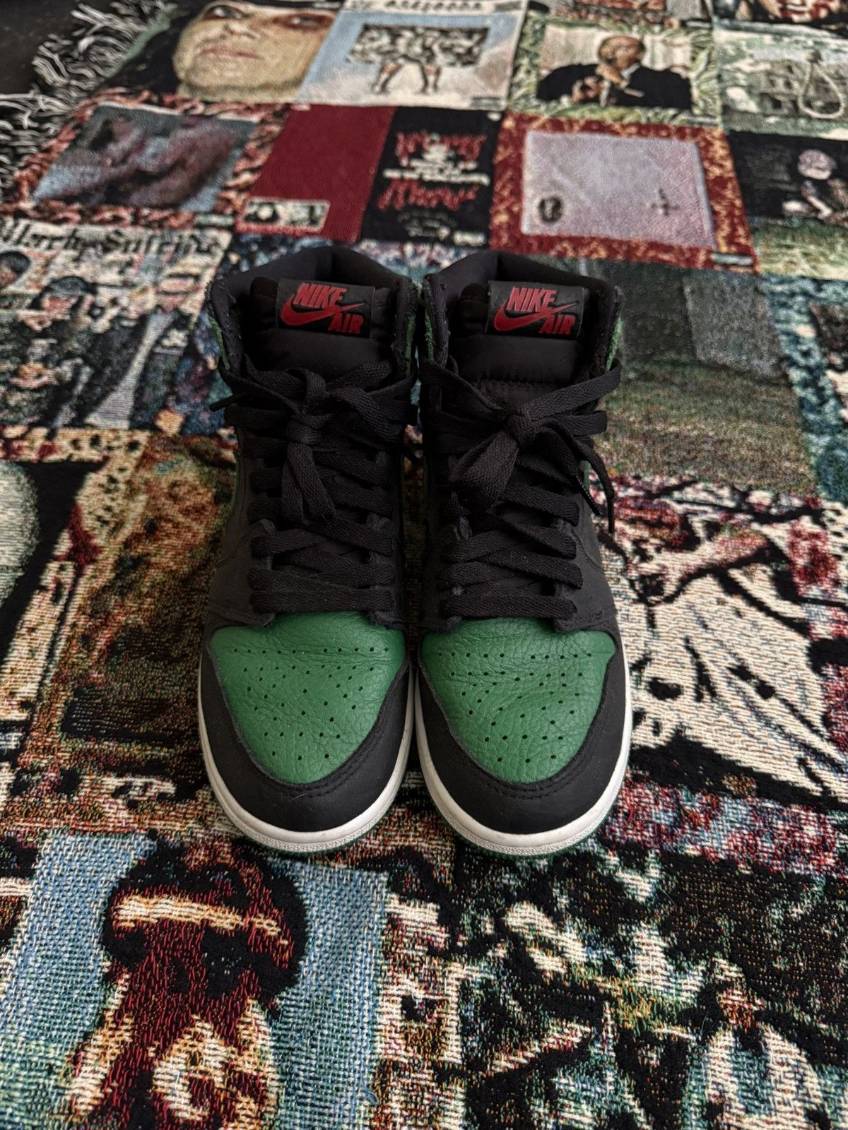 Jordan Brand air jordan 1 retro high OG pine green (nike) Size US 6 / EU 39 - 2 Thumbnail