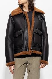 A.P.C. APC Aviator Shearling Jacket Size US M / EU 48-50 / 2 - 5 Thumbnail