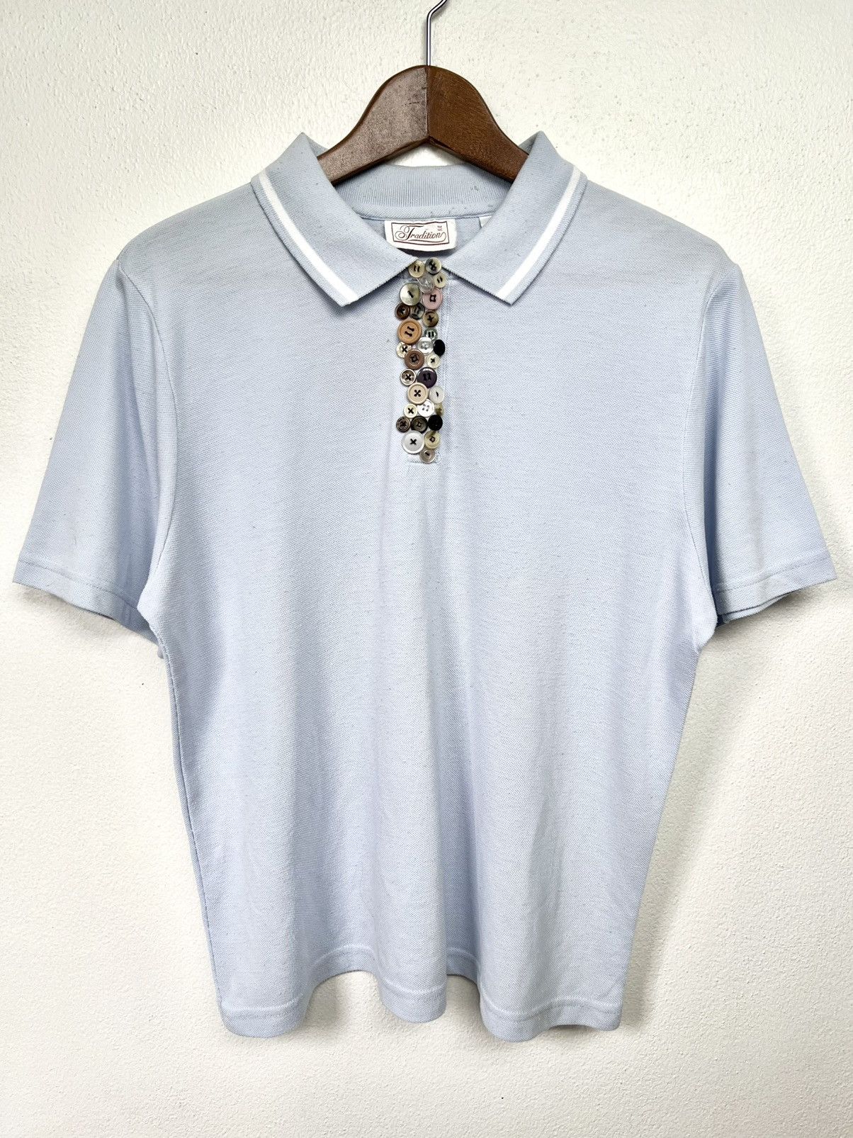 Japanese Brand Multiple Buttons Polo tee Size US M / EU 48-50 / 2 - 2 Thumbnail