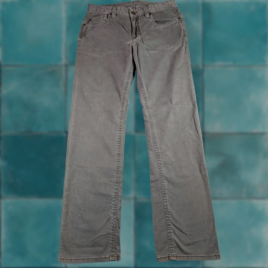 Tommy Bahama Tommy Bahama Boracay 5 Pocket Chino Pants Men 34X33 Gray Stretch Flat Front Slim? Regular fits Size US 35 - 1 Thumbnail
