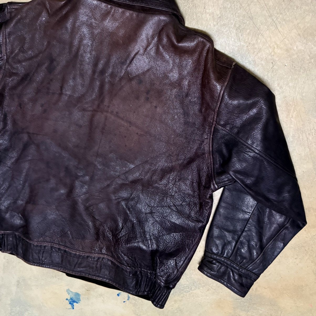 Genuine Leather Vintage Leather Jacket Size US S / EU 44-46 / 1 - 9 Thumbnail