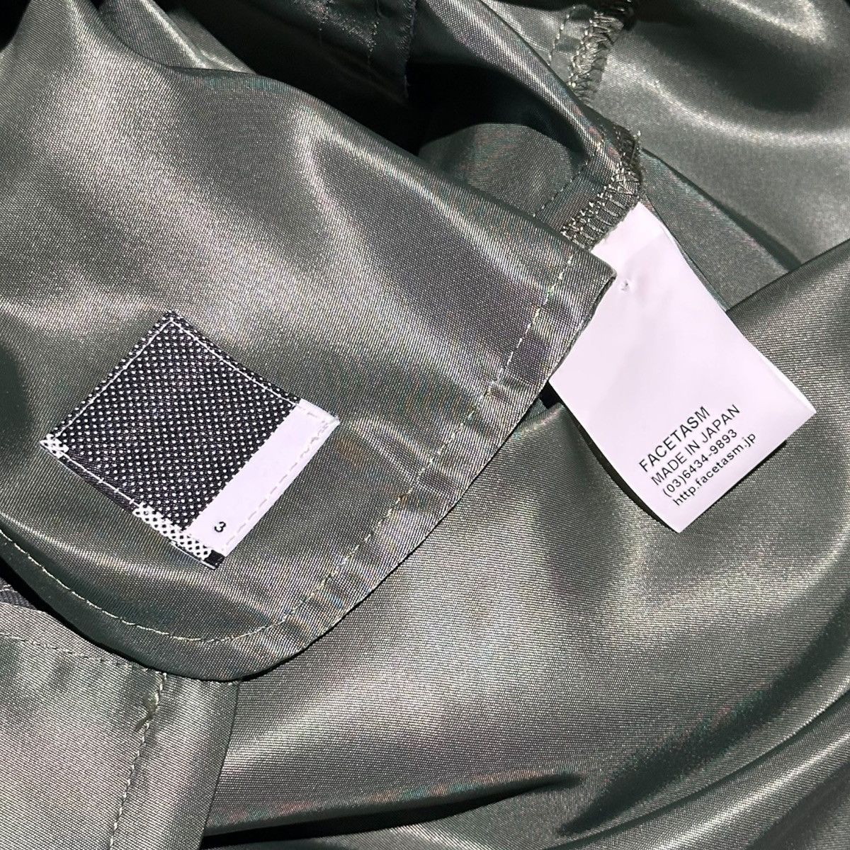 Facetasm × Japanese Brand Laced bondage satin bomber Size US L / EU 52-54 / 3 - 4 Thumbnail