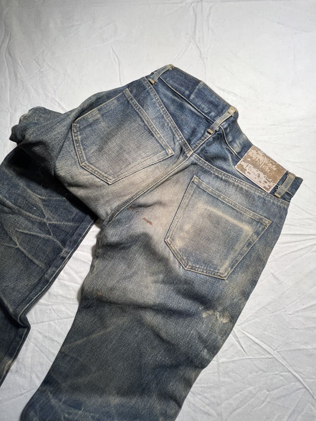Yohji Yamamoto INED HOMME distressed denim Size US 30 / EU 46 - 9 Thumbnail