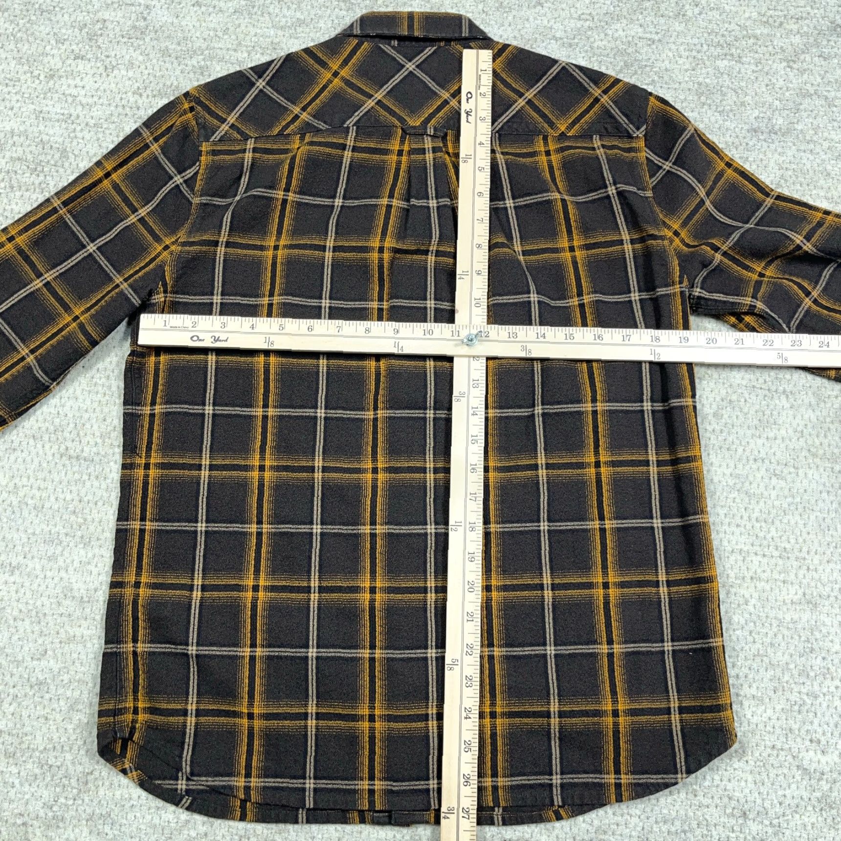 Carbon2Cobalt Carbon 2 Cobalt Shirt Men Small Brown Plaid Button Up Cotton Adult Regular Long Sleeve Casual Camp Size US S / EU 44-46 / 1 - 6 Thumbnail