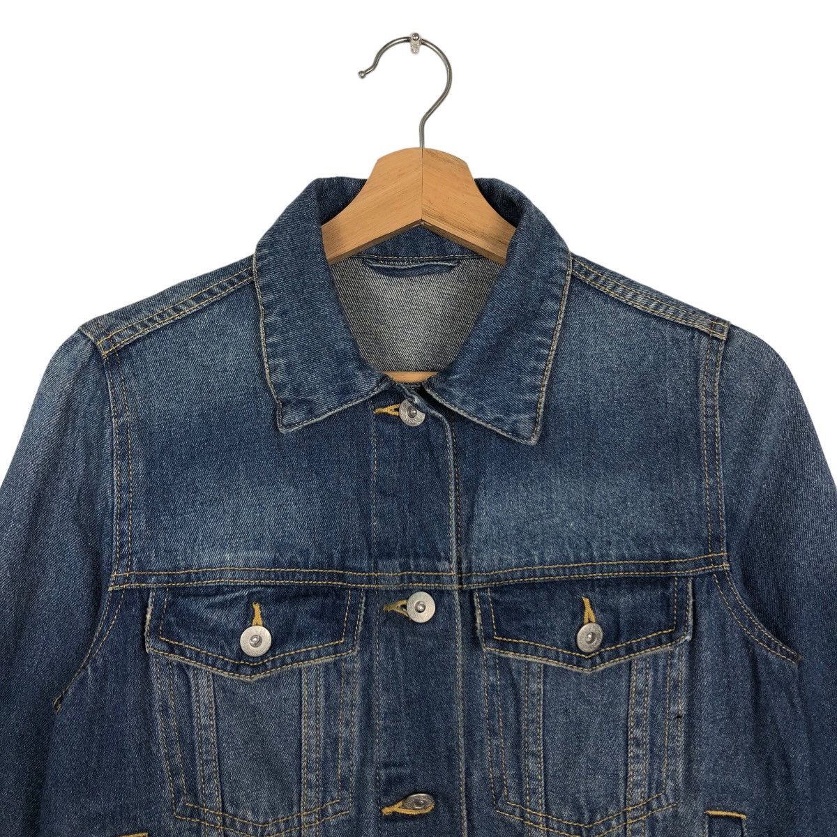 Japanese Brand 🔥90’s Biker Denim Jacket Gu Japan Punk Design Size US M / EU 48-50 / 2 - 3 Thumbnail