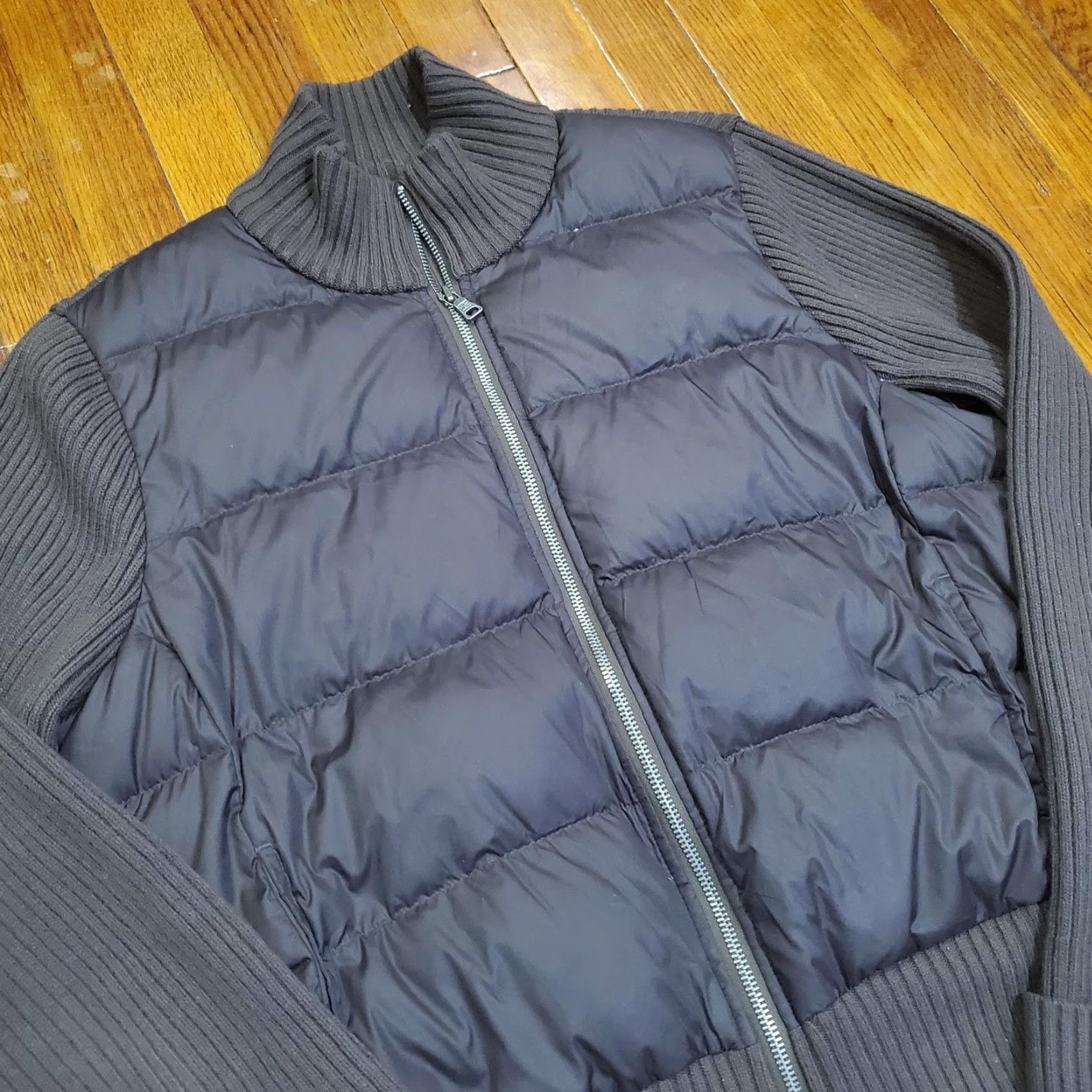 Polo Ralph Lauren Ralph Lauren Polo Jeans Co Jacket Women XL Brown Knit Down Puffer Sweater Hybrid Size XL / US 12-14 / IT 48-50 - 4 Thumbnail