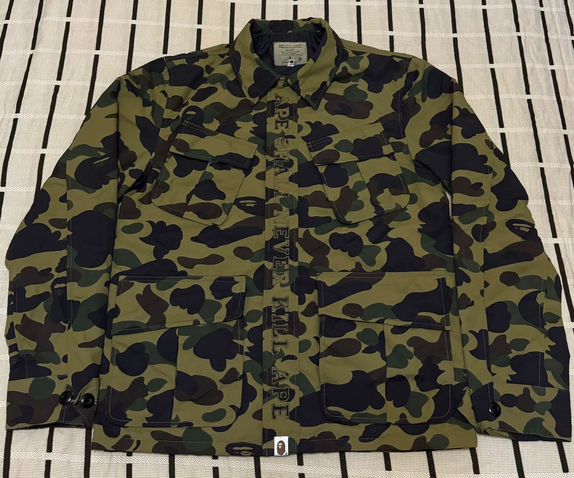 Bape Bape Camo Green Light Jacket M Men Size US M / EU 48-50 / 2 - 1 Thumbnail