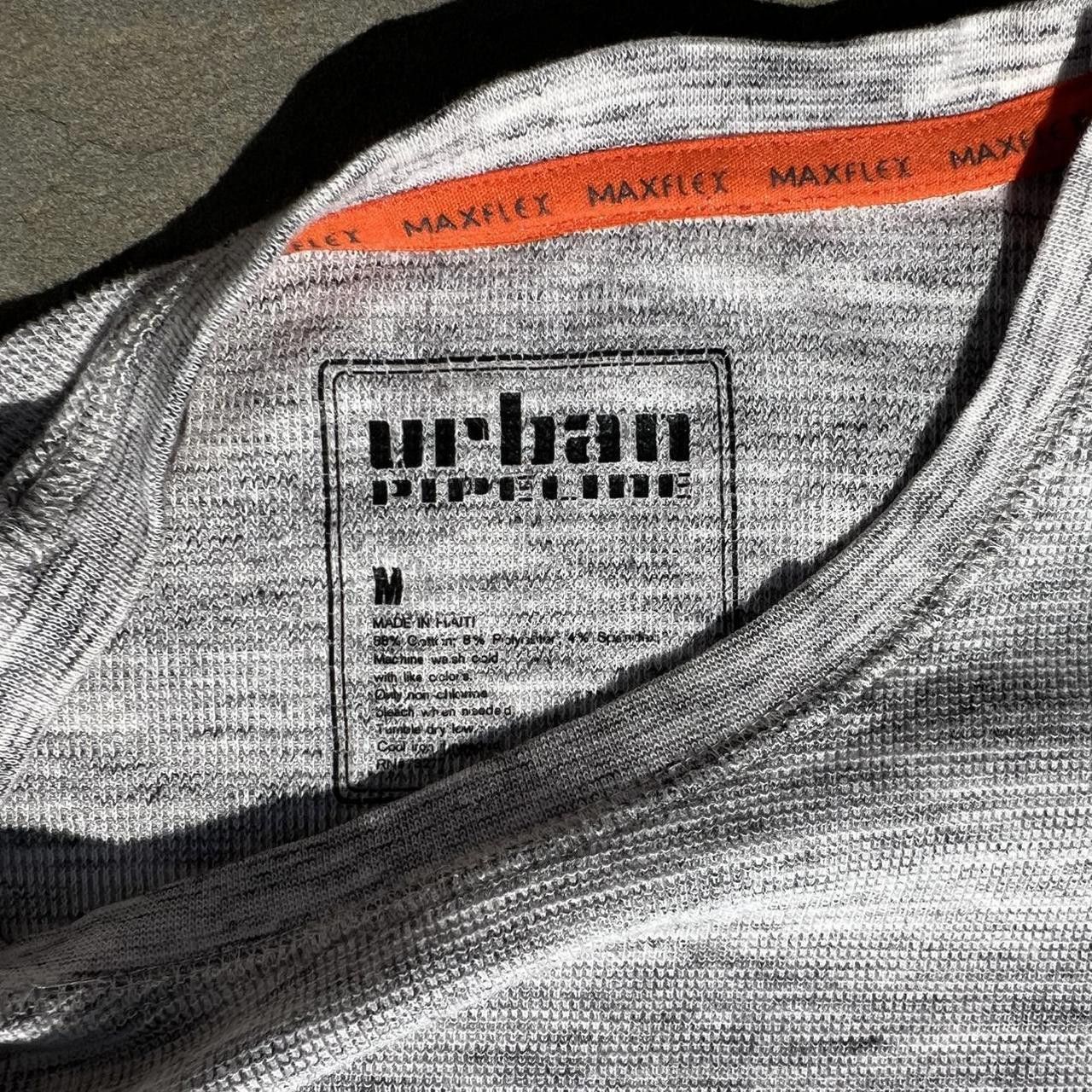 Urban Pipeline Y2K Light Grey Heather Waffle Knit Thermal Size US M / EU 48-50 / 2 - 3 Thumbnail
