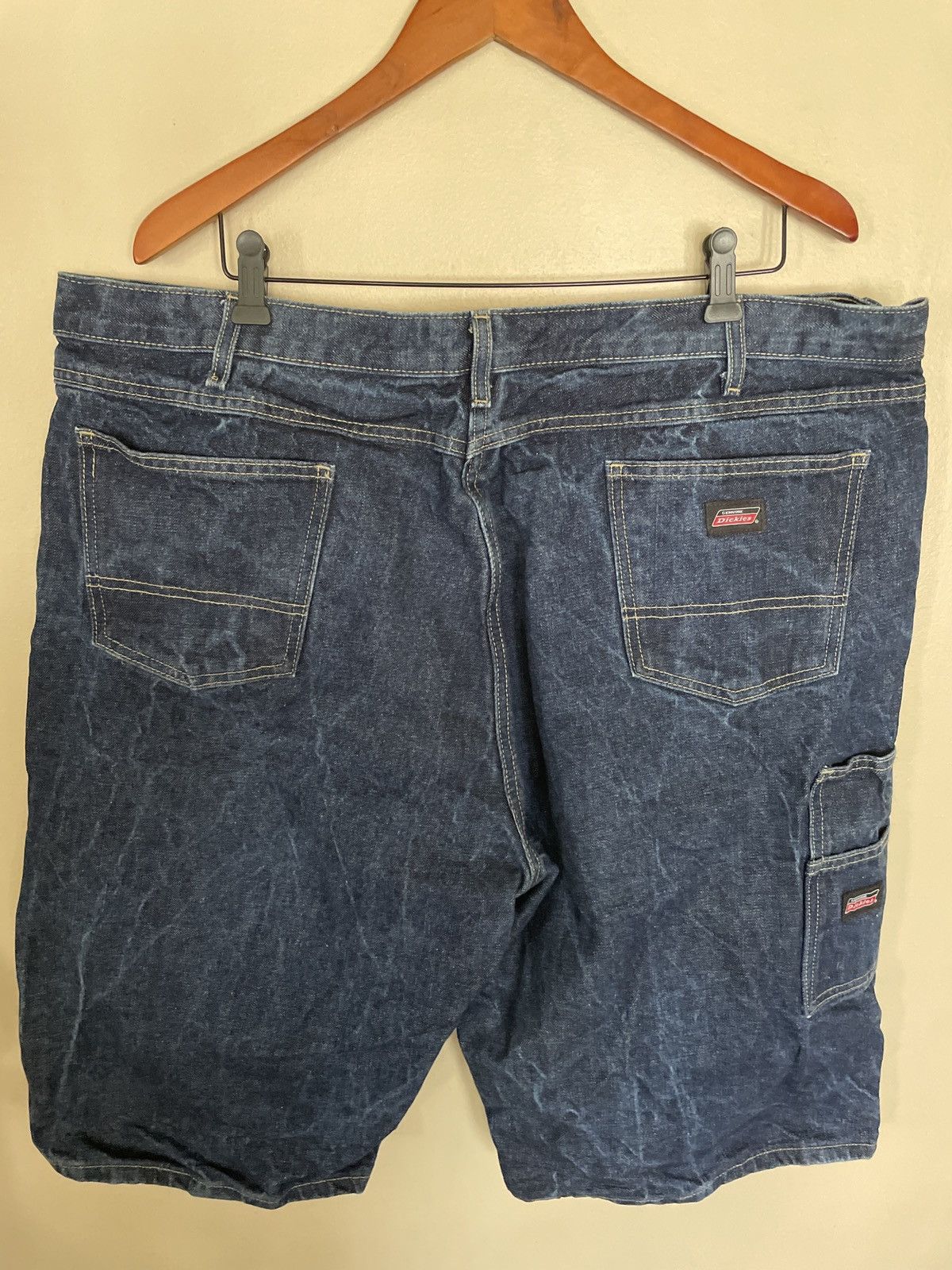 Dickies × Vintage Vintage Y2K Dickies Baggy Carpenter Denim Jorts Jean Shorts Size US 42 / EU 58 - 5 Thumbnail