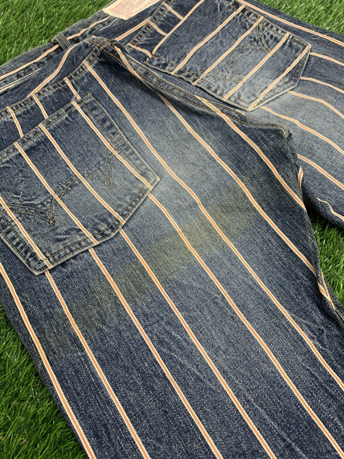 Edwin × Japanese Brand × Vintage Vintage Edwin Selvedge 13oz Grand Blue denim Size US 29 - 14 Thumbnail
