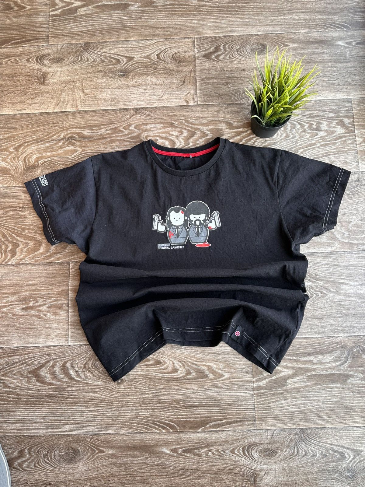 Vintage 🔥 RARE Pulp Fiction 90s Jules Vincent Movie Shirt Tarantino Size US L / EU 52-54 / 3 - 1 Thumbnail