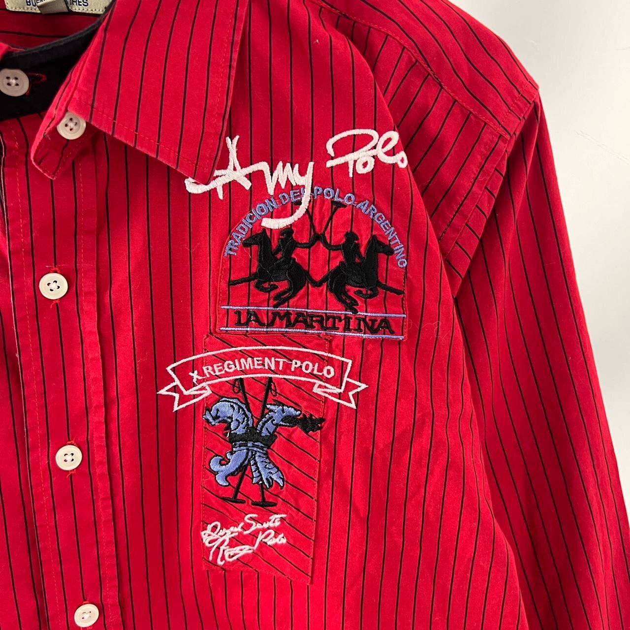 La Martina La Martina Vintage Shirt Button Up Y2k Size US XXL / EU 58 / 5 - 3 Thumbnail