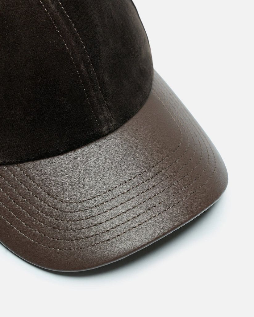 Wales Bonner o1s1v1r1oon0825 Size: OS/Morning Cap in Dark Brown Size ONE SIZE - 5 Thumbnail