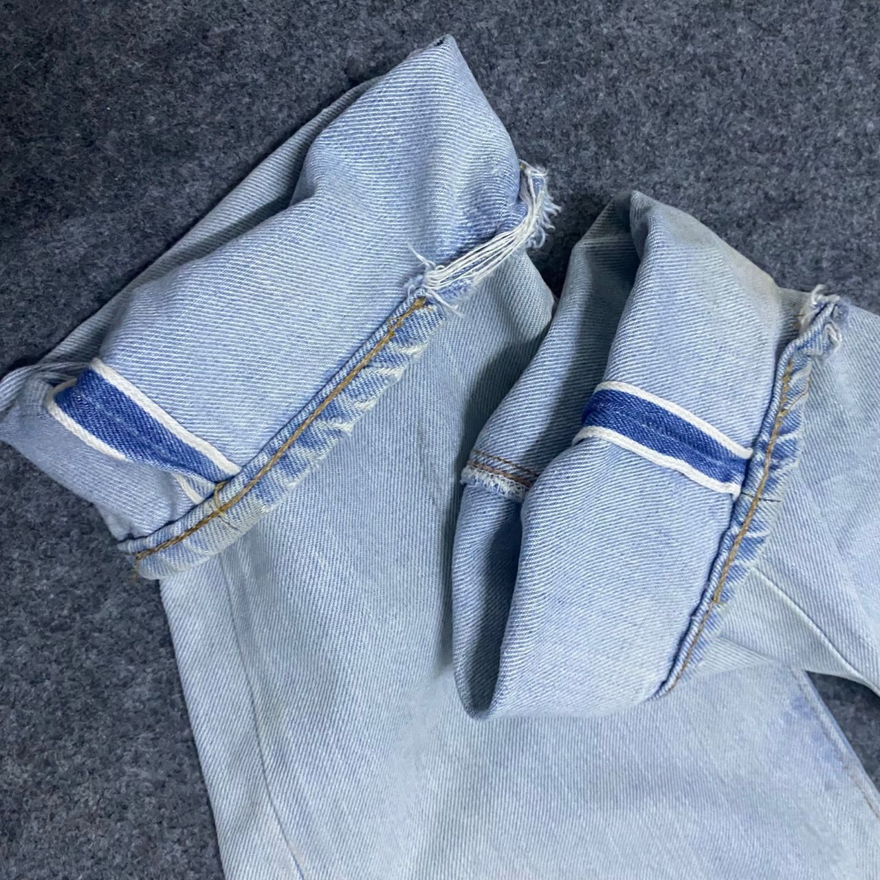 Levi's Vintage 80s Levis 501 Button 6 Distressed Denim Size US 30 / EU 46 - 14 Thumbnail