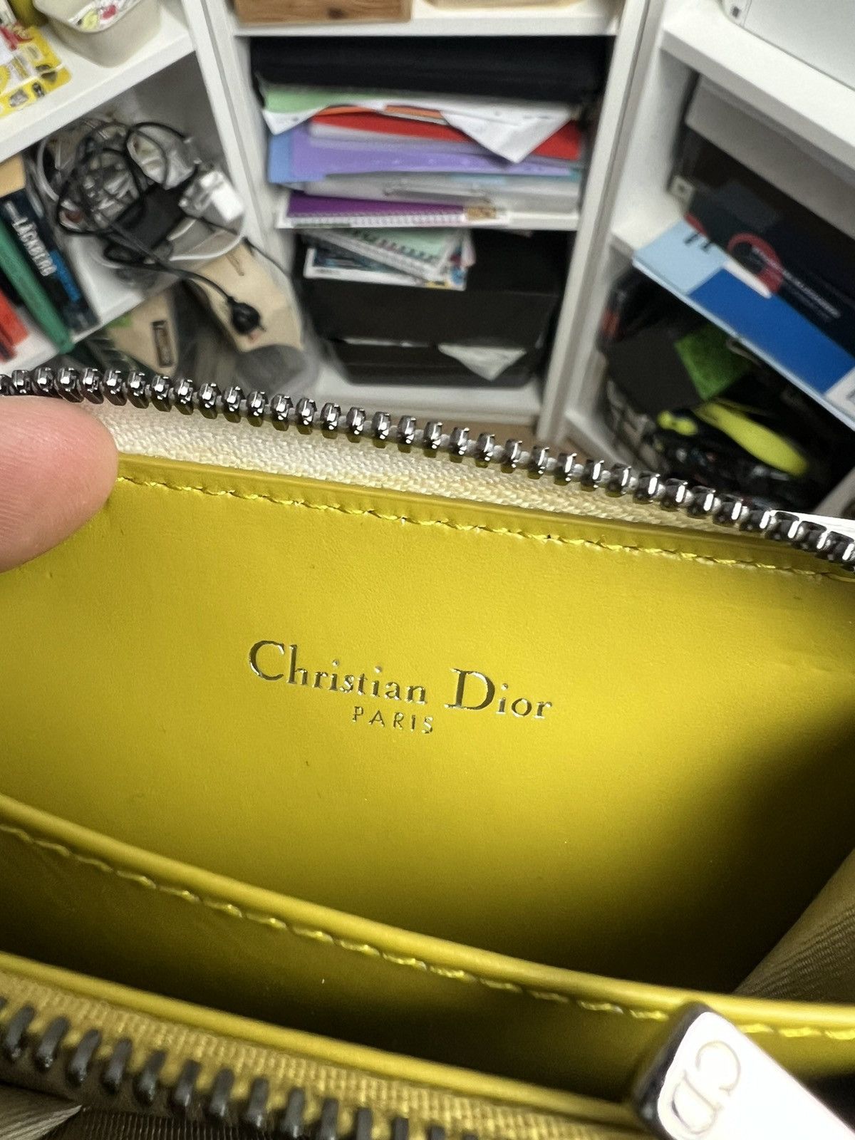 Designer × Dior Christian Dior big logo leather wallet designer luxury rare Size ONE SIZE - 5 Thumbnail