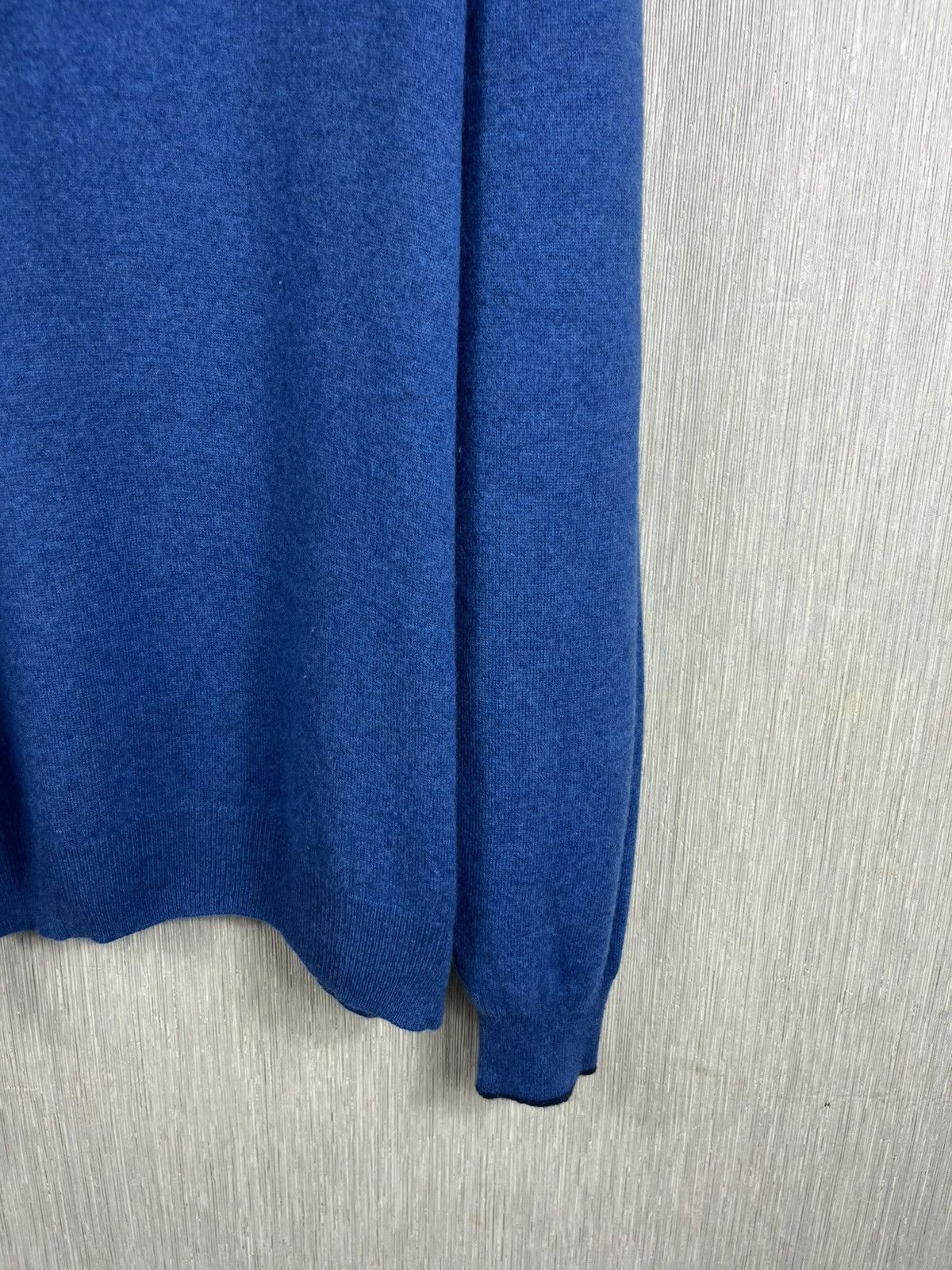 Gran Sasso Gran Sasso wool cashmere half zip sweater alcantara luxury Size US L / EU 52-54 / 3 - 6 Thumbnail