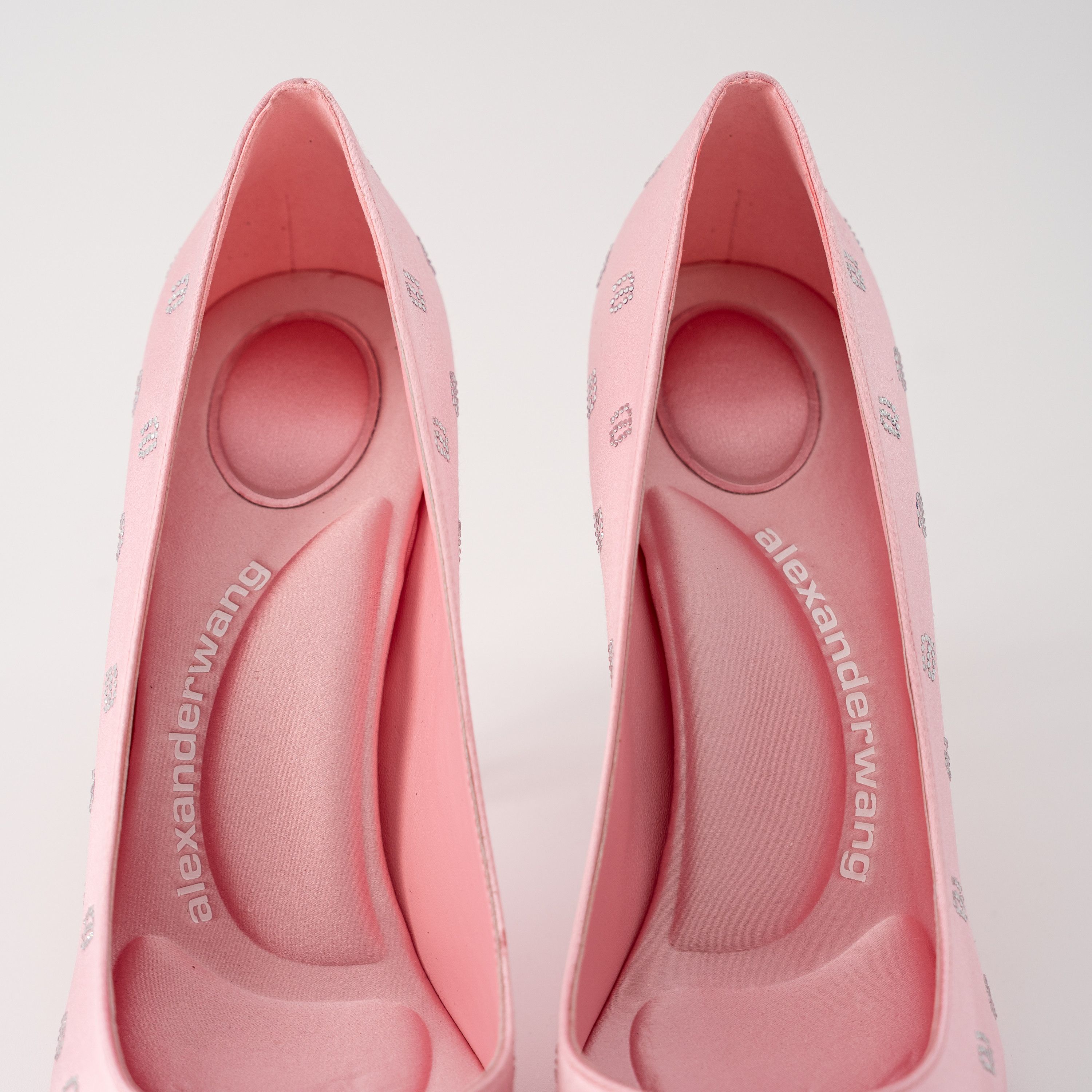 Alexander Wang 39 9US Alexander Wang Delphine Crystal Satin Pumps Pink Size US 9 / IT 39 - 3 Thumbnail
