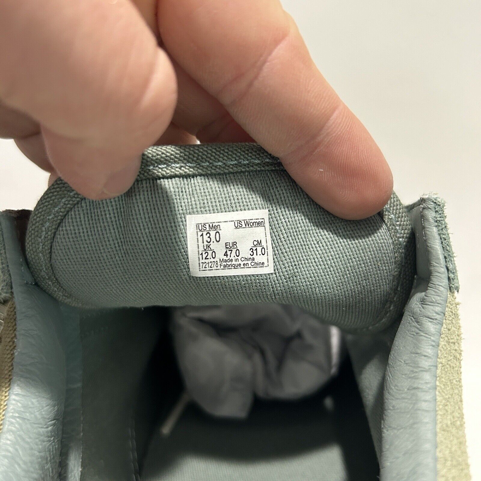 Vans Notre X Vans OG Style 36 LX “Matcha Green” 2024 Size US 13 / EU 46 - 6 Thumbnail