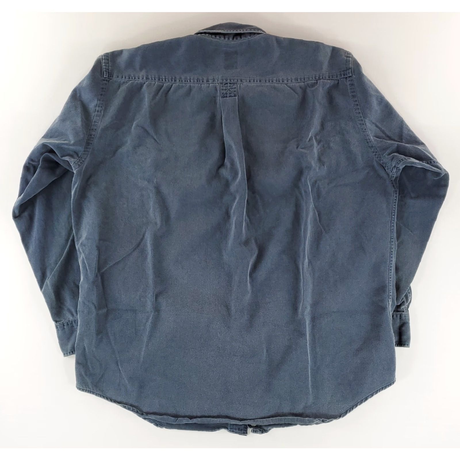 Brooks Brothers VINTAGE Brooks Brothers Button-Down Field Utility Shirt Mens L Blue Pockets Long Sleeve Size US L / EU 52-54 / 3 - 4 Thumbnail