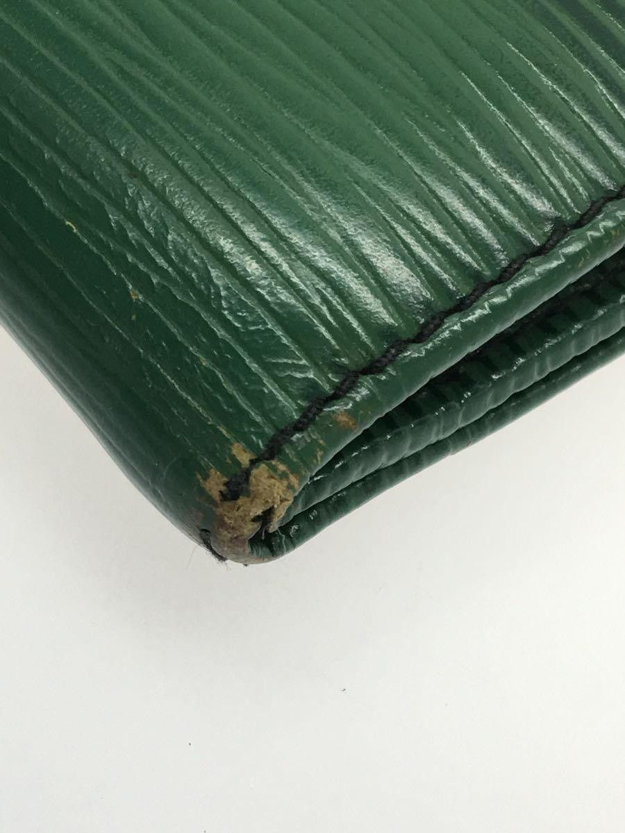 Louis Vuitton Louis Vuitton Epi Porto Vie Cult Credit Leather Plain Green Size ONE SIZE - 7 Thumbnail