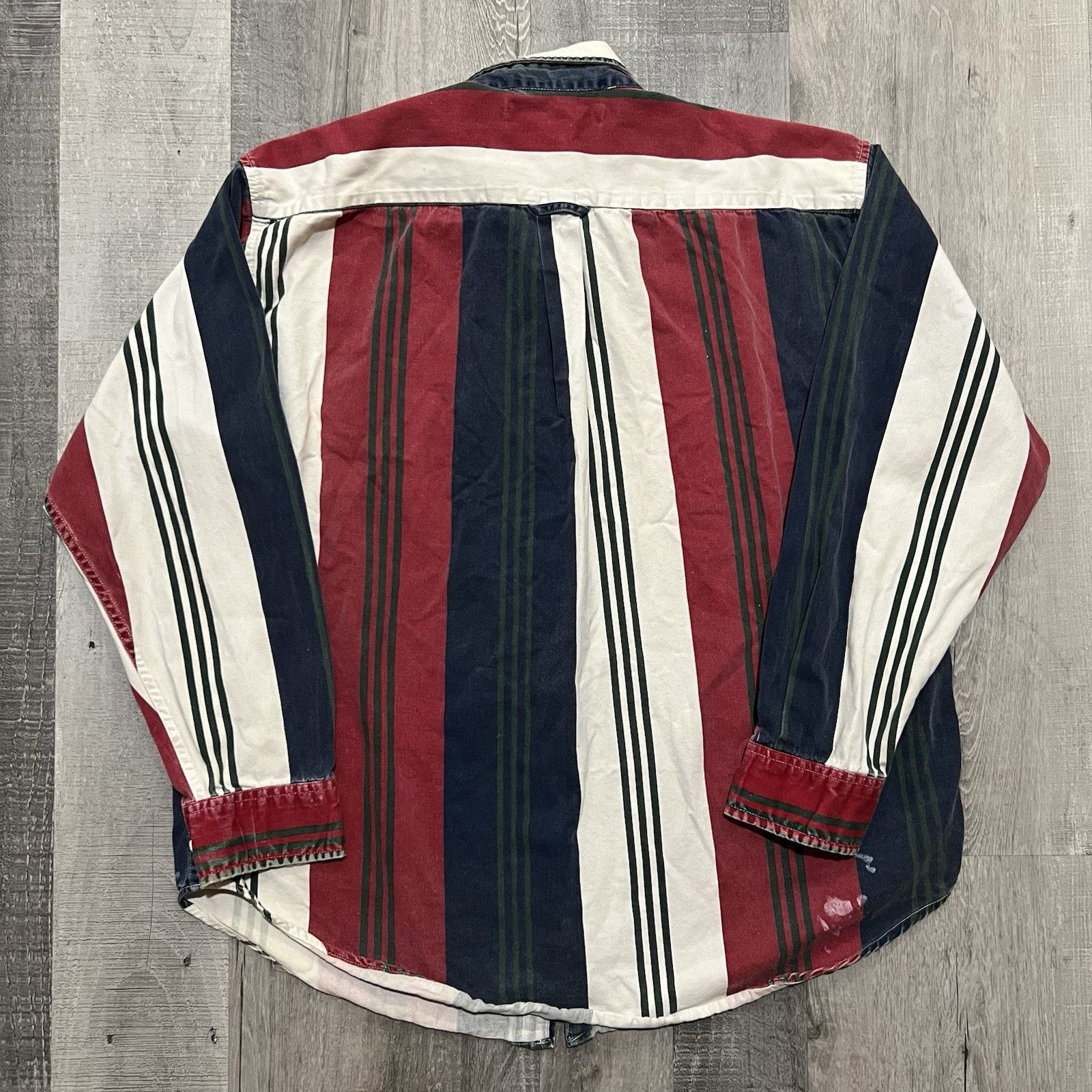 American Eagle Outfitters VTG American Eagle Outfitters Cotton Striped Button Shirt Size US L / EU 52-54 / 3 - 2 Thumbnail