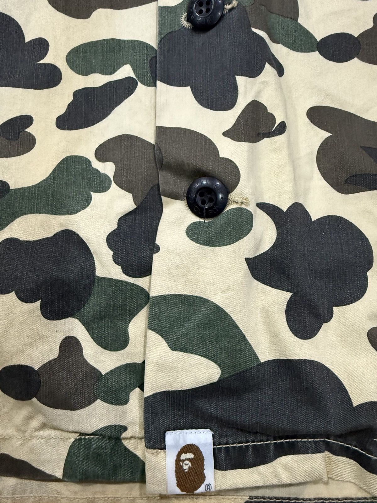 Bape bapesta camo A.S.N.K.A longsleeve button ups shirts Size US M / EU 48-50 / 2 - 5 Thumbnail