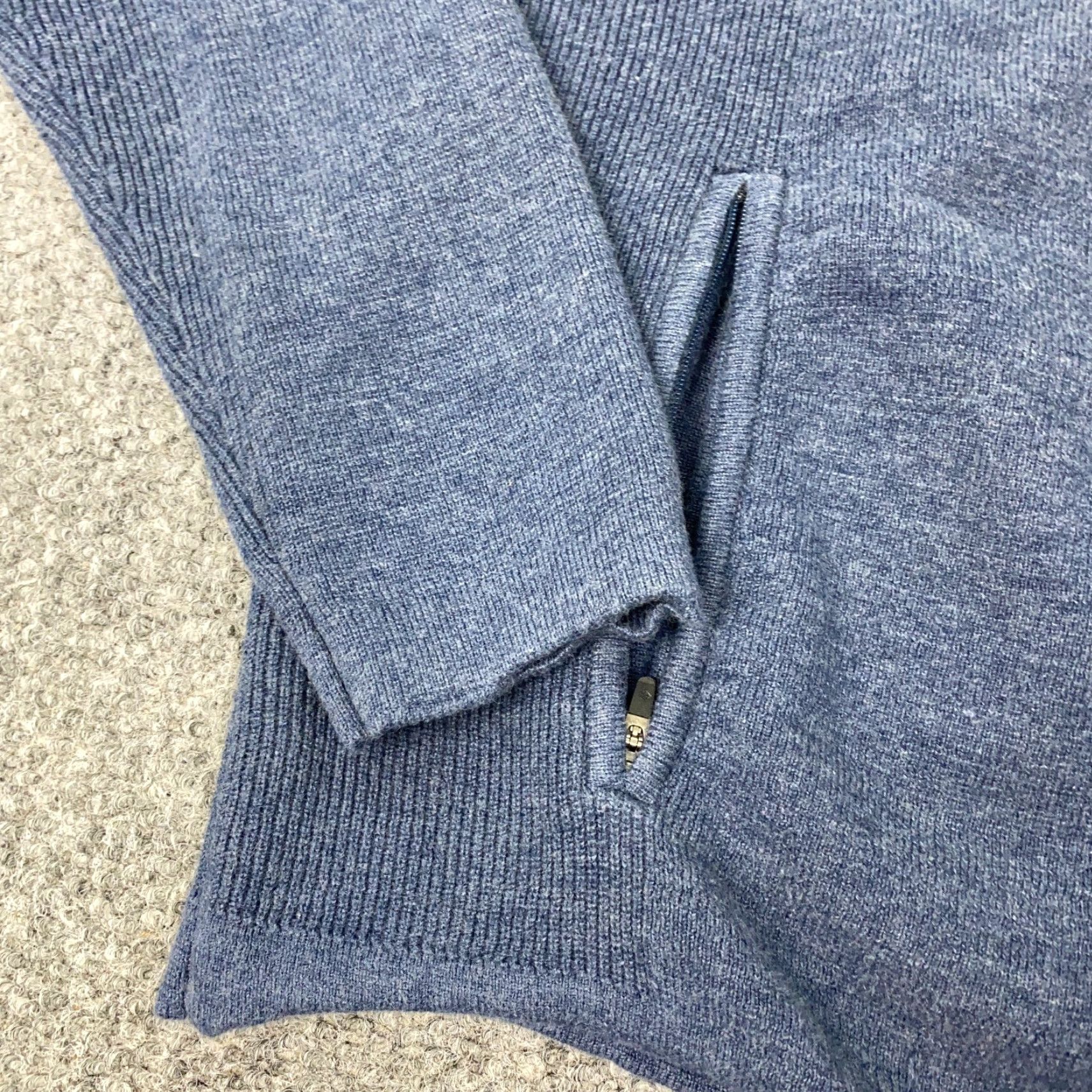 Eddie Bauer VINTAGE Eddie Bauer Sweater Mens XLT Blue Full Zip Cardigan 90s Retro All Seasons Pockets Size US XL / EU 56 / 4 - 5 Thumbnail