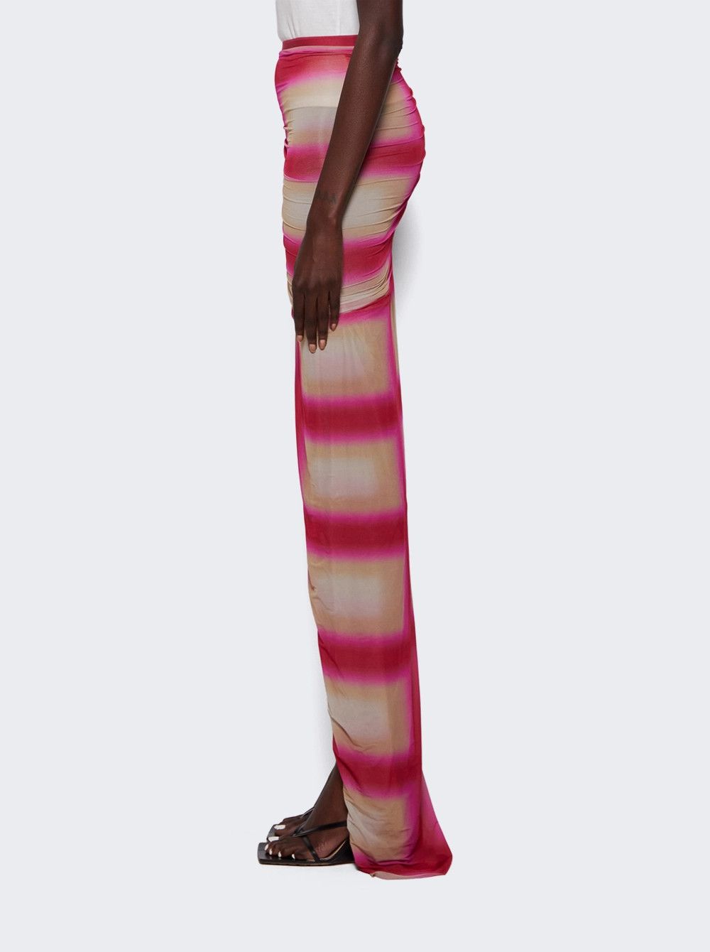 Rick Owens o1mle0426 EDFU Skirt in Pink Size 26" / US 2 / IT 38 - 4 Thumbnail