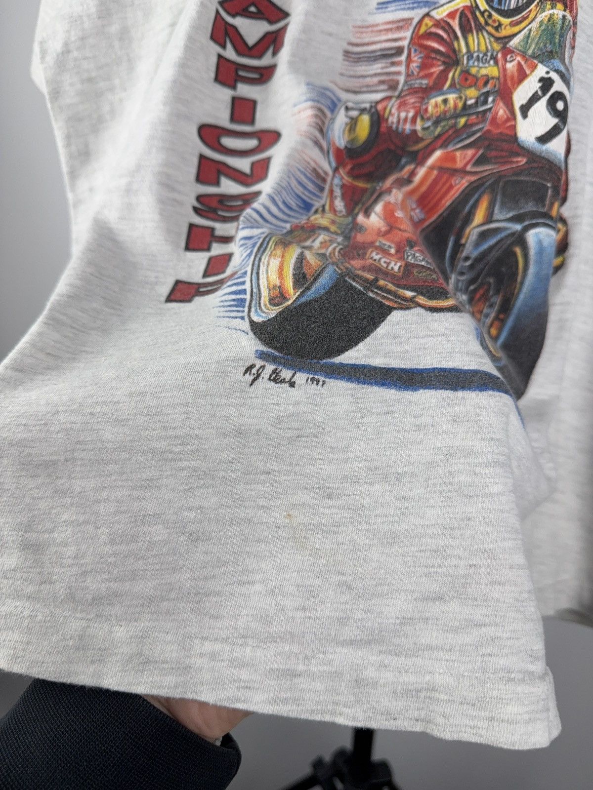 Vintage Vintage 1998 Super Bike British Championship Moto T shirt Size US S / EU 44-46 / 1 - 6 Thumbnail