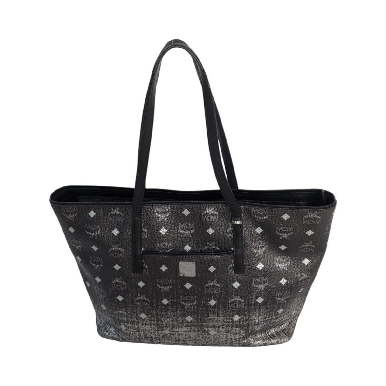 image of MCM Handbag / Shopper Gradation Medium Visetos Black, Women's