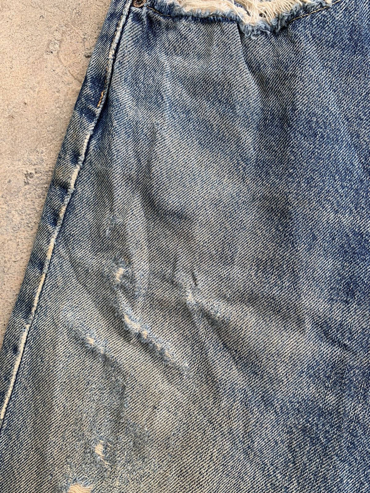 Edwin × Japanese Brand Vintage Edwin 505 Baggy Redline Selvedge Distressed Denim Size US 27 - 11 Thumbnail
