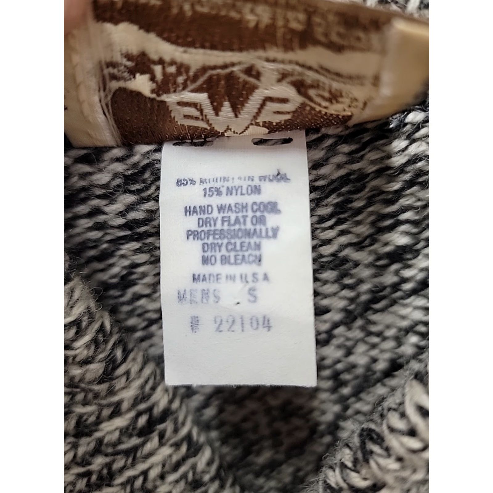 Eastern Mountain Sports VINTAGE Eastern Mountain Sports EMS Grey SHAWL Wool Sweater Mens Size Small Size US S / EU 44-46 / 1 - 4 Thumbnail