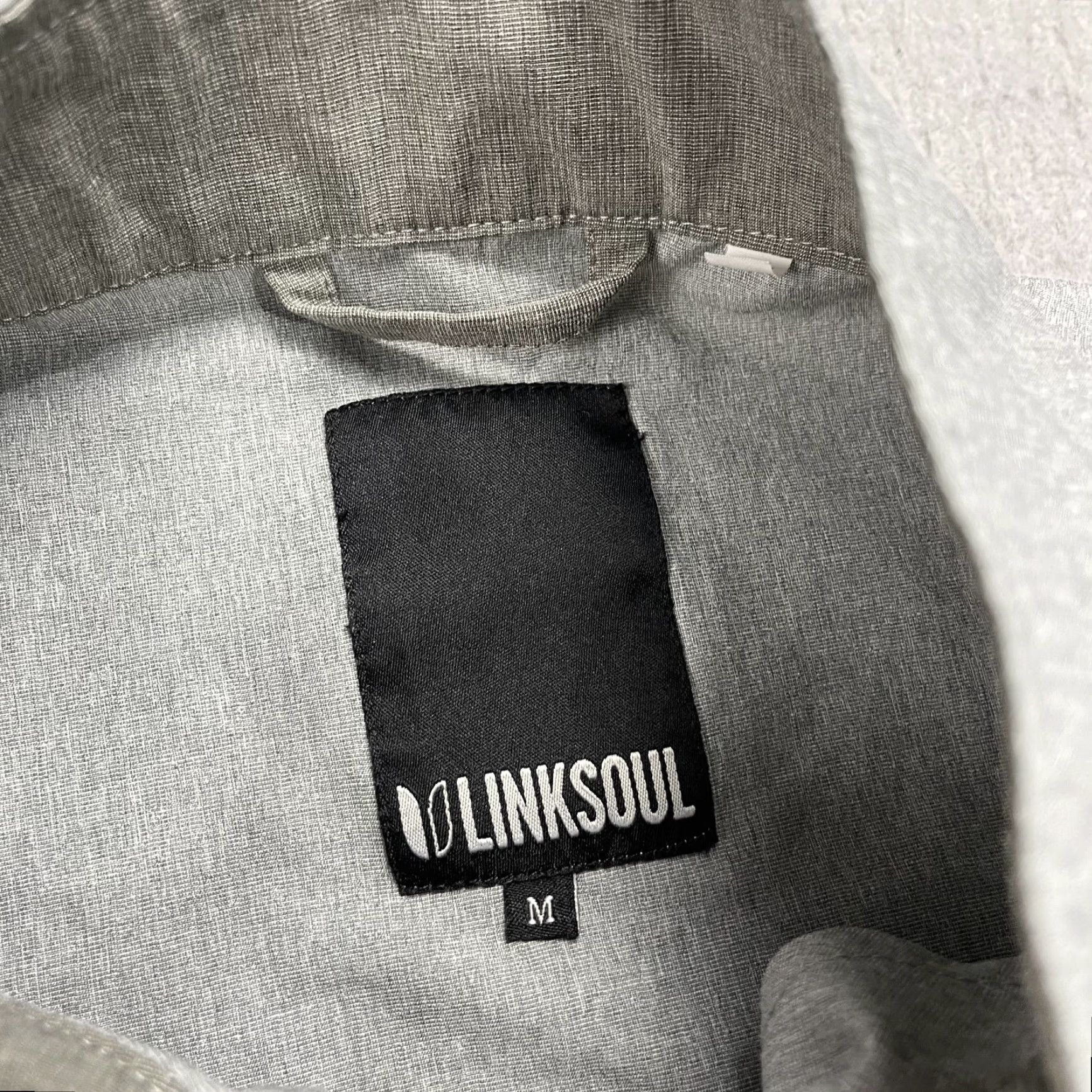 Vintage Linksoul Golf Jacket Mens M Gray 1/2 Zip Windbreaker Light Regular Activewear Sports Jacket Size US M / EU 48-50 / 2 - 4 Thumbnail