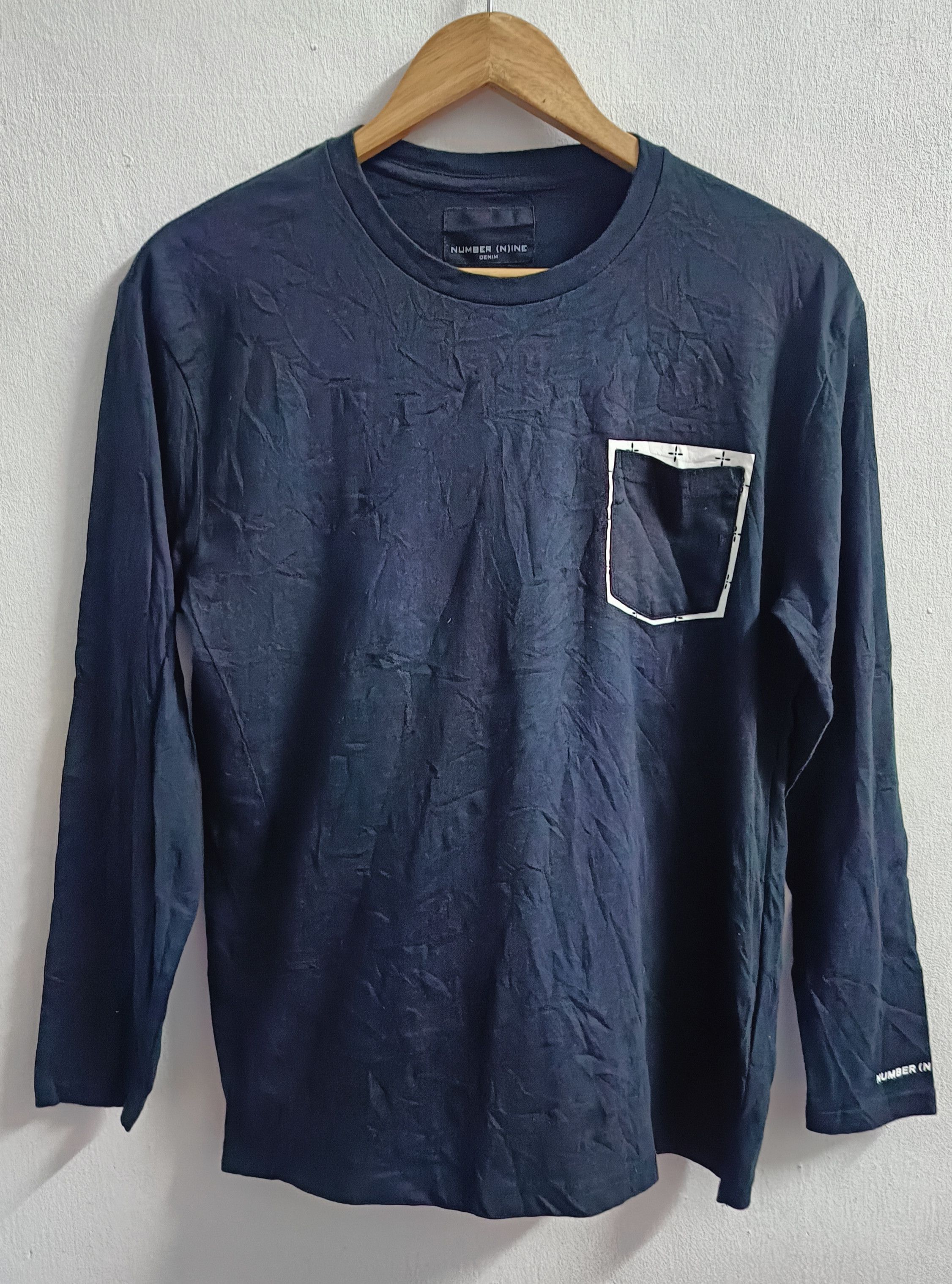 Number (N)ine Number Nine Striped Long sleeve tee t shirt | Grailed