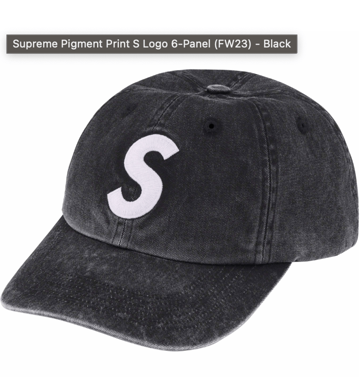 Supreme Pigment Coated S Logo 6-Panel Hat SS25 | Grailed